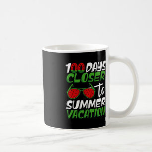 100 dagen dichter bij de zomervakantieleraar 100 d koffiemok