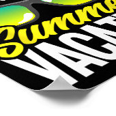100 dagen dichter bij zomervakantie student 100 da poster (Hoek)