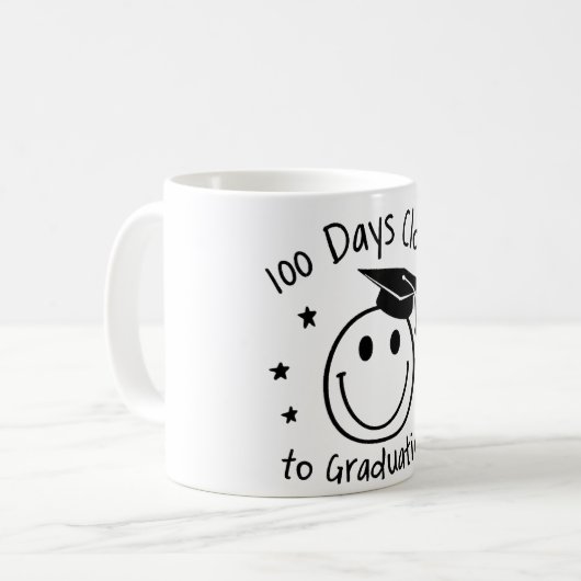 100 dagen dichterbij koffiemok (Voorkant links)