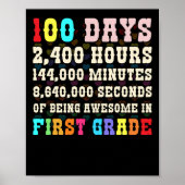100 dagen eerste graad school 100 dagen poster (Voorkant)