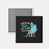 100 Dagen Egg-stra Slimmer Leraar Kinderen 100e Da Magneet (Voorkant / Achterkant)
