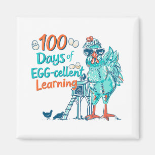 100 dagen Egg-stra slimmer lerarenkinderen 100ste Magneet