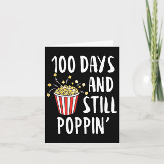 100 dagen en nog popcorn popcorn Kinder 100e dag o Kaart