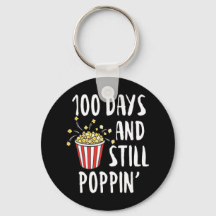 100 dagen en nog popcorn popcorn Kinder 100e dag o Sleutelhanger