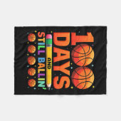 100 dagen en nog steeds Bylling Sketll Fleece Deken (Voorkant (Horizontaal))