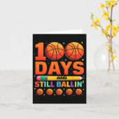 100 dagen en nog steeds Bylling Sketll Kaart (Gele Bloem)