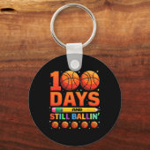 100 dagen en nog steeds Bylling Sketll Sleutelhanger (Voorkant)