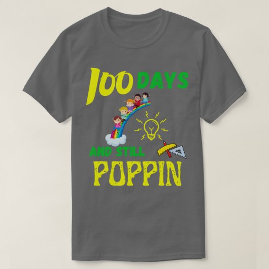 100 dagen en nog steeds een schimmeldop op de 100e t-shirt (Design voorkant)