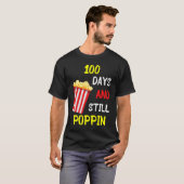 100 dagen en nog steeds knallende popcornkids 100s t-shirt (Voorkant volledig)