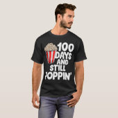 100 dagen en nog steeds papaver Kinderen 100e dag T-shirt (Voorkant volledig)