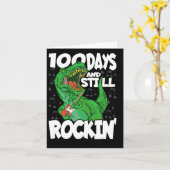 100 dagen en nog steeds rocken - 100 dagen schoold kaart (Gele Bloem)