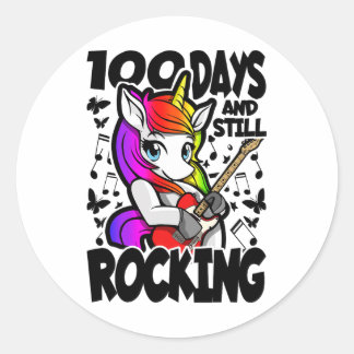 100 dagen en nog steeds schommelend - 100 dagen va ronde sticker