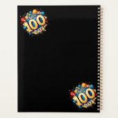 100 dagen: feestelijke 100ste schooldag planner (Achterkant)