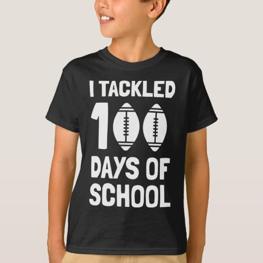 100 dagen Football 100e dag T-shirt (Voorkant)