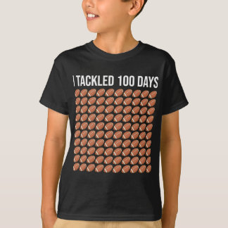 100 dagen Football jongen 100e dag T-shirt