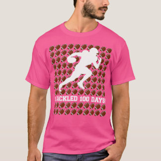 100 dagen Football op school 100 dagen Sma T-shirt
