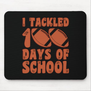 100 dagen Football op school voor Kinder jongens Muismat