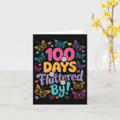 100 dagen gefladder Kinder 100ste schooldag Kaart (Gele Bloem)