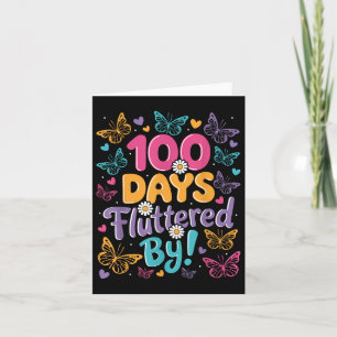 100 dagen gefladder Kinder 100ste schooldag Kaart