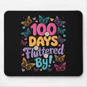 100 dagen gefladder Kinder 100ste schooldag Muismat