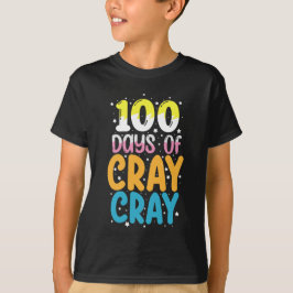 100 dagen gekte 100ste dag van school leraar t-shirt