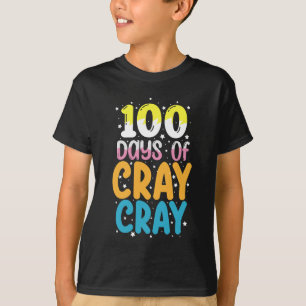 100 dagen gekte 100ste dag van school leraar t-shirt