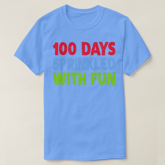 100 dagen gesnoeid met een fijne 100 dagen Scho T-shirt (Design voorkant)