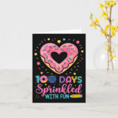 100 dagen gesponnen met vun taart 100e dag van S Kaart (Gele Bloem)