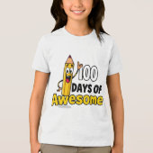 100 dagen Geweldige T-shirt (Voorkant)