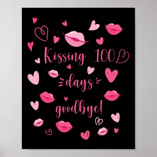 100 dagen goed 100 dagen van de school leraar en s poster (Voorkant)