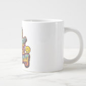 100 dagen groovy leren grote koffiekop (Rechts)