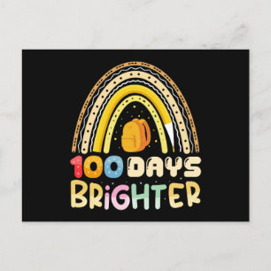 100 dagen helderder 100ste dag van de school leraa briefkaart