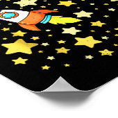 100 dagen helderder 100ste dag van de schoolastron poster (Hoek)