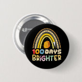 100 Dagen Helderder 100ste Dag Van School Leraar Ronde Button 5,7 Cm (Voorkant /achterkant)