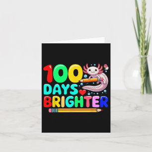 100 dagen helderder kostuum Kleurrijke Axolot lera Kaart