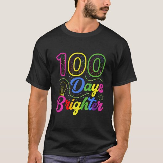100 dagen helderder Shirt 100ste schooldag (Voorkant)