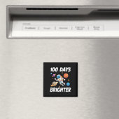 100 dagen helderdere ruimteastronaut 100ste dag va magneet (Insitu (Vaatwasser))