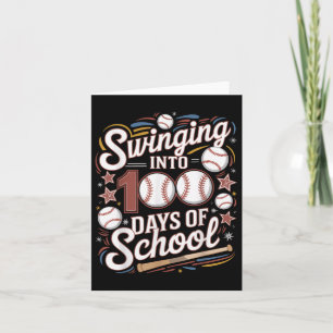 100 dagen honkbal op school kaart