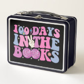 100 dagen in de boeken Disco Ball Groovy Retro (Voorkant)