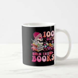 100 dagen in de boeken Leeskracht Skelet Waarde Koffiemok