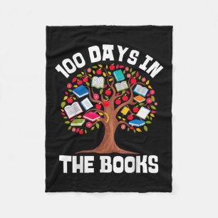 100 dagen in de boeken Voorleesleraar 100e dag Fleece Deken