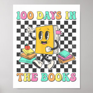 100 dagen in de boeken Voorleesleraar 100e dag Poster