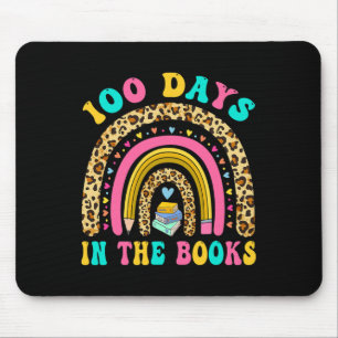 100 dagen in de br van de boog van de regenbooglez muismat