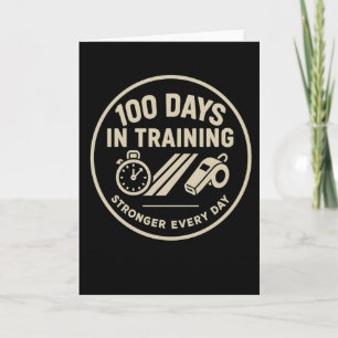 100 dagen in training Sterker elke fitness Kaart