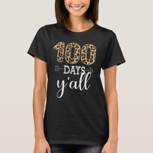 100 dagen je leraar of student leopard Buffalo T-shirt