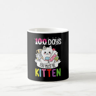 100 dagen je moet kitten kat van school zijn koffiemok