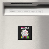 100 dagen je moet kitten kat van school zijn magneet (Insitu (Vaatwasser))