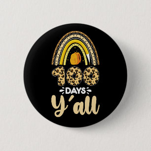 100 Dagen jullie 100ste schooldag Luipaard Ronde Button 5,7 Cm