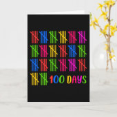 100 dagen kaart (Gele Bloem)