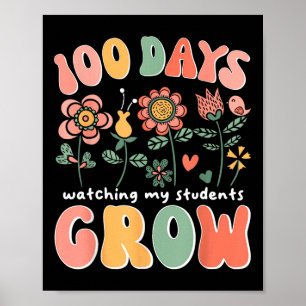 100 dagen kijken hoe mijn studenten 100 dagen scho poster